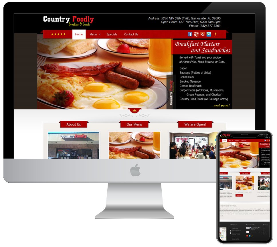Country Foodly — Breakfast & Lunch